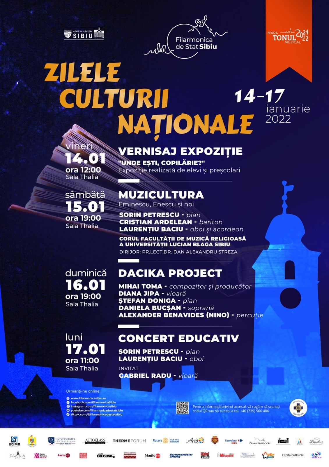 Ziua Culturii Naționale sărbătorită la Sibiu
