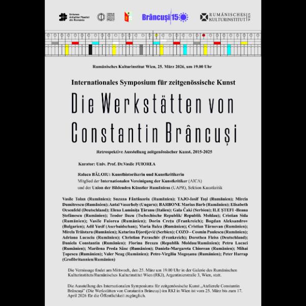 Expoziția „Atelierele Constantin Brâncuși”